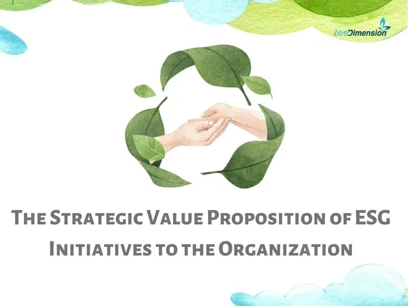 The Strategic Value Proposition of ESG Initiatives.