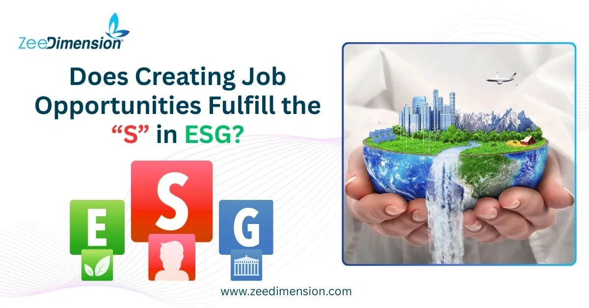 Does Creating Job Opportunities Fulfill the “S” in ESG?
