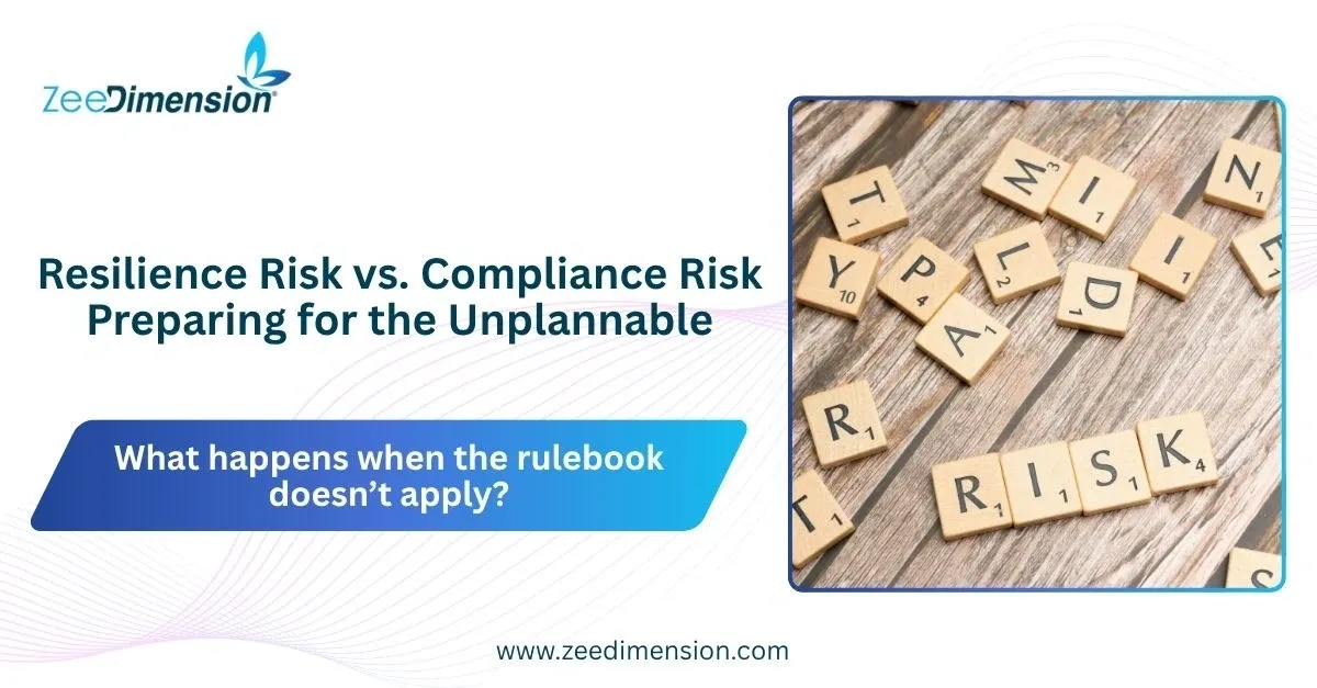 Resilience Risk vs. Compliance Risk
