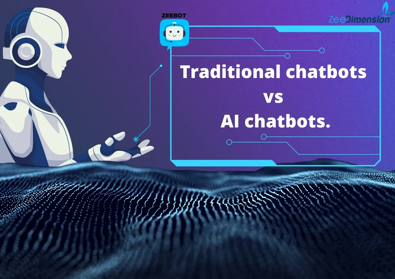 Traditional chatbots vs AI chatbots